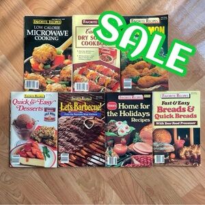 Vintage 1986 Favorite Recipes Cookbook Magazines Bundle of 7